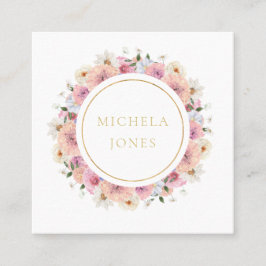 Plantaardige vrouwen Elegant Designer Cirkel Vierkante Visitekaartje