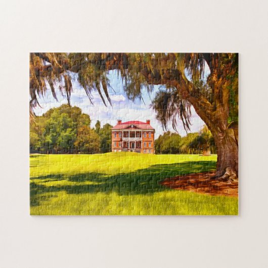 Plantagehuis Zuid-Carolina. Legpuzzel (Horizontaal)
