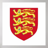 Plantagenet Royal Crest Poster (Voorkant)