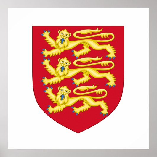 Plantagenet Royal Crest Poster (Voorkant)