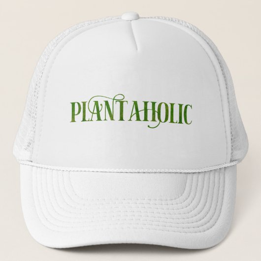 Plantaholic Funny Gardening Botanische Plant Lover Trucker Pet (Voorkant)