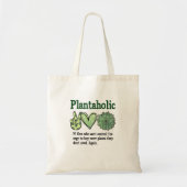 Plantaholic Funny Plant Tote Bag (Voorkant)