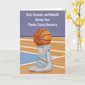 Plantar Fascia Recovery With Basketball  Kaart (Gele Bloem)