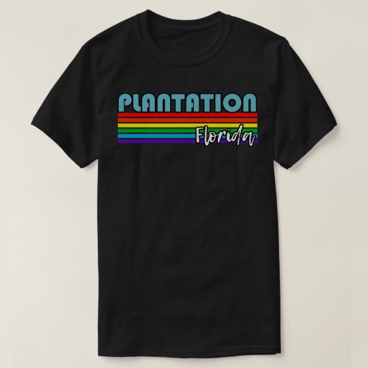 Plantation Florida Pride Plantation LGBT Gift LGB T-shirt (Design voorkant)