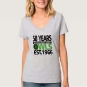 Plantation Park 50 jaar Dames V Neck T-shirt (Voorkant)