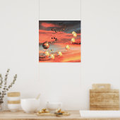 Planten aanwezig poster (Keuken)