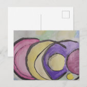Planten Abstract Art Briefkaart (Voorkant / Achterkant)