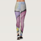 Planten Abstracte art Leggings (Achterkant)