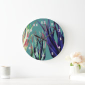 Planten Aloe Vera-wandklok Grote Klok (Huis)