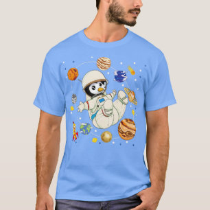 Planten Astronomie Lover Space Astronaut Animal Pe T-shirt