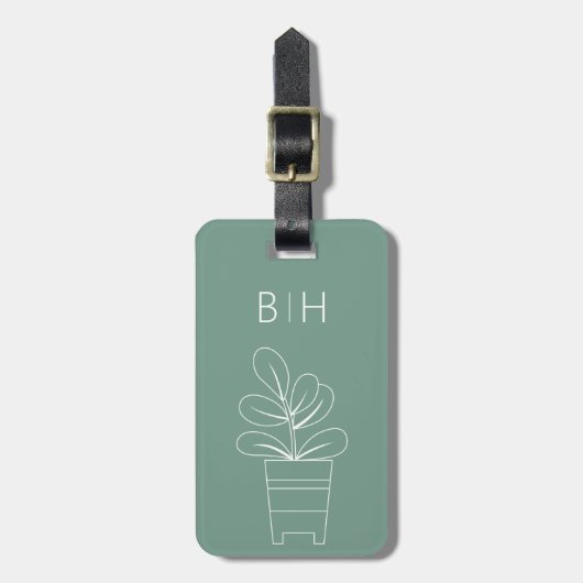 Planten bagagelabels (Voorkant verticaal)