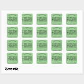 Planten bedrijfsnaam sticker (Vel)