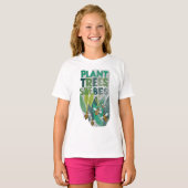 Planten, bijen redden t-shirt (Voorkant volledig)