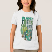 Planten, bijen redden Tri-Blend shirt (Voorkant)