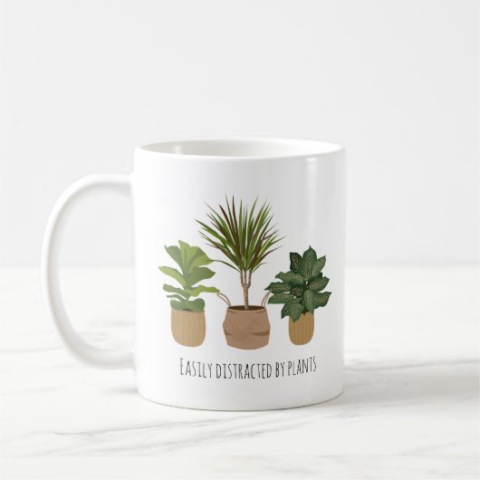 Planten binnenshuis, gemakkelijk verstoord door Pl Koffiemok (Links)