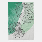 Planten bladeren theedoek (Verticaal)