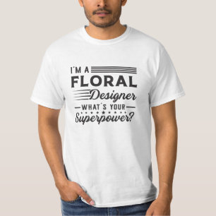 Planten bloemist Superpower Funny Gift Idee T-shirt