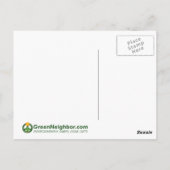 Planten bomen - boomgaard, heegger briefkaart (Achterkant)