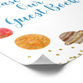 Planten Buitenruimte Baby Gelieve onze gast te ond Poster (Hoek)