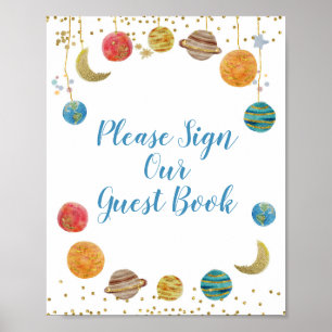 Planten Buitenruimte Baby Gelieve onze gast te ond Poster