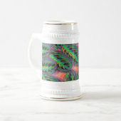 Planten Calathea Greenery Leaf Pattern Bierpul (Voorkant links)