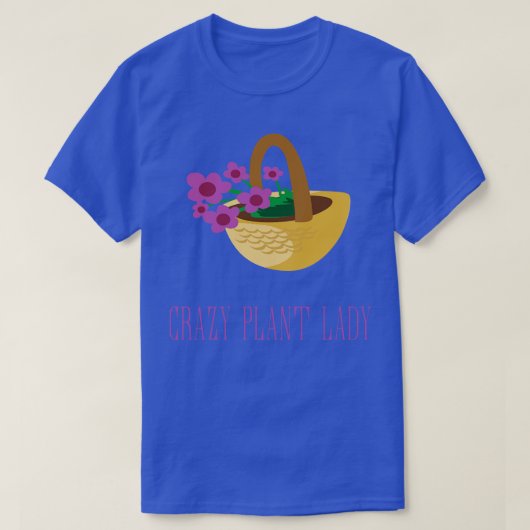 Planten Crazy Plant Lady 3 T-shirt (Design voorkant)