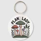 Planten Dame Sleutelhanger (Achterkant)