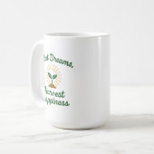 Planten dromen oogsten geluk koffiemok (Voorkant links)