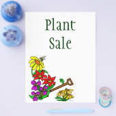 Planten en Bloemen Aangepaste Flyer (Enkel)