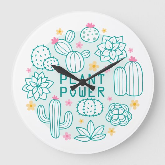 Planten en bloemen grote klok (Voorkant)