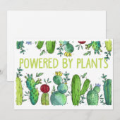 Planten en bloemen kaart (Voorkant / Achterkant)