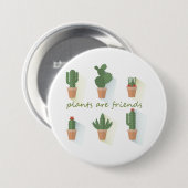 Planten en bloemen ronde button 7,6 cm (Voorkant /achterkant)