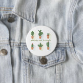Planten en bloemen ronde button 7,6 cm (In situ)