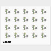 Planten en bloemen ronde sticker (Vel)
