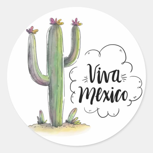 Planten en bloemen ronde sticker (Voorkant)