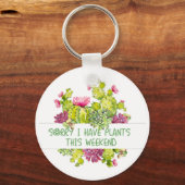 Planten en bloemen sleutelhanger (Voorkant)