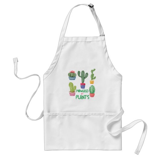 Planten en bloemen standaard schort (Voorkant)