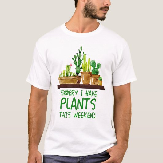 Planten en bloemen t-shirt (Voorkant)