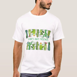 Planten en bloemen zijn vrienden t-shirt