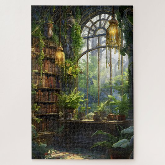 Planten en boeken puzzel (Verticaal)