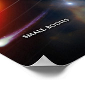 Planten en dwergplaneten in de ruimte poster (Hoek)