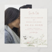 Planten en Eenden Save the Date (Voorkant / Achterkant)