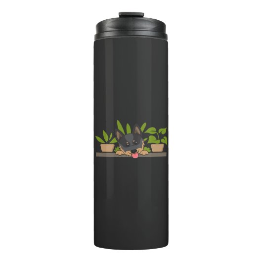 Planten en honden thermosbeker (Voorkant)