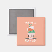 Planten en koffie magneet (Voorkant / Achterkant)