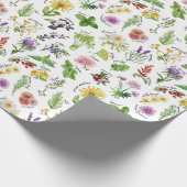 Planten en kruiden Alfabet Cadeaupapier (Hoek)