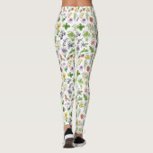 Planten en kruiden Alfabet Leggings (Achterkant)