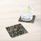 Planten en Pandemonium - Gotische Barok Kartonnen Onderzetters (Insitu)