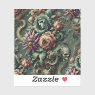 Planten en Pandemonium - Gotische Barok Sticker