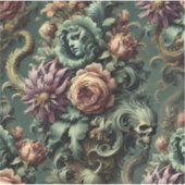 Planten en Pandemonium - Gotische Barok Sticker (Voorkant)