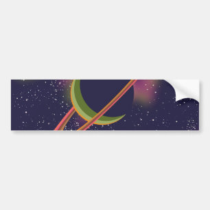 Planten en sterren bumpersticker